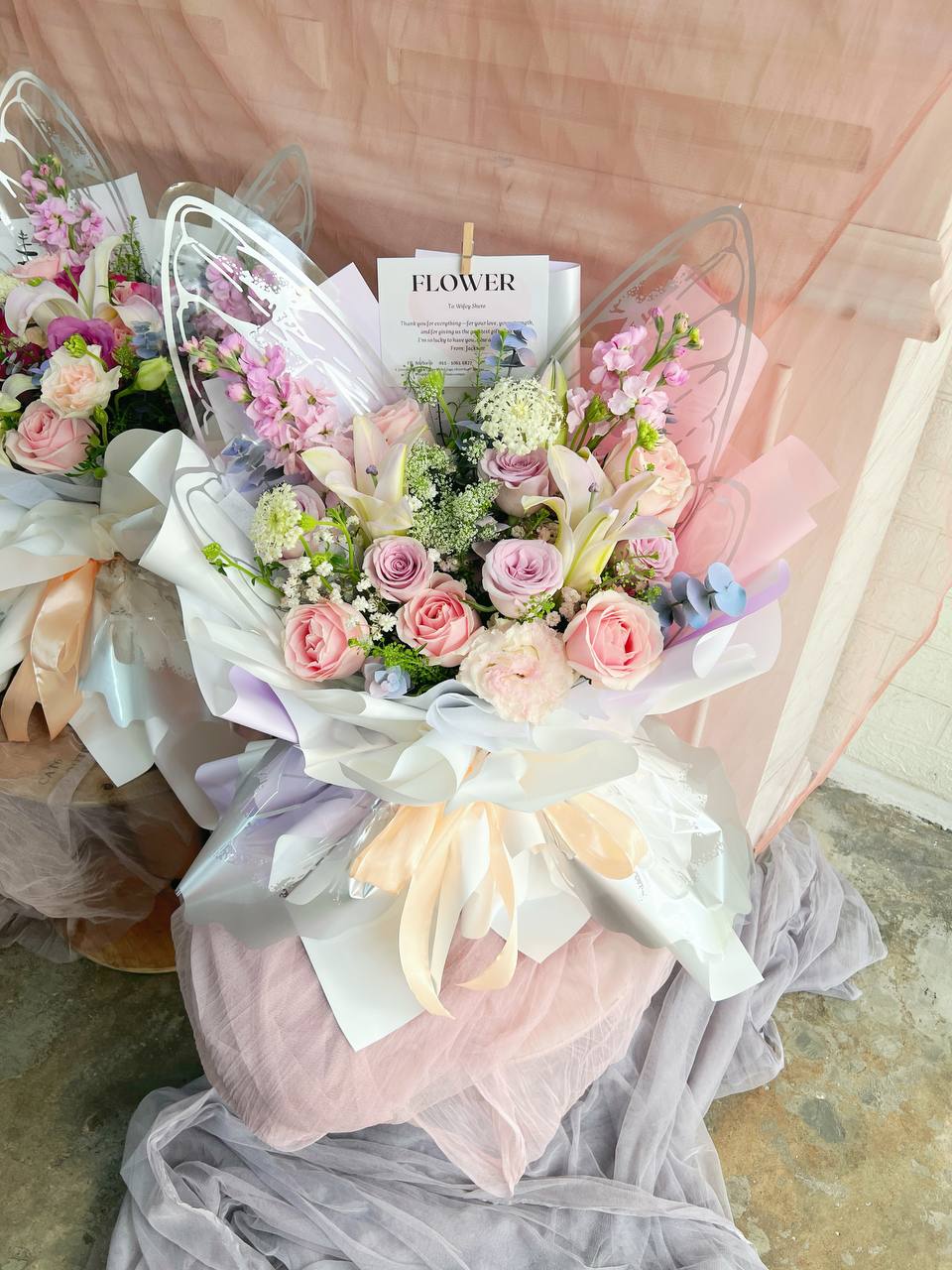 Butterfly Birthday Flower Bouquet - Florist KL