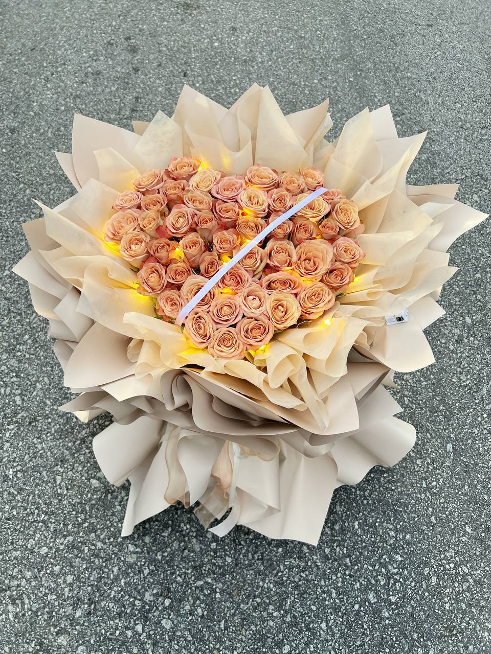 Florist KL, Fresh Cappuccino Rose Bouquet