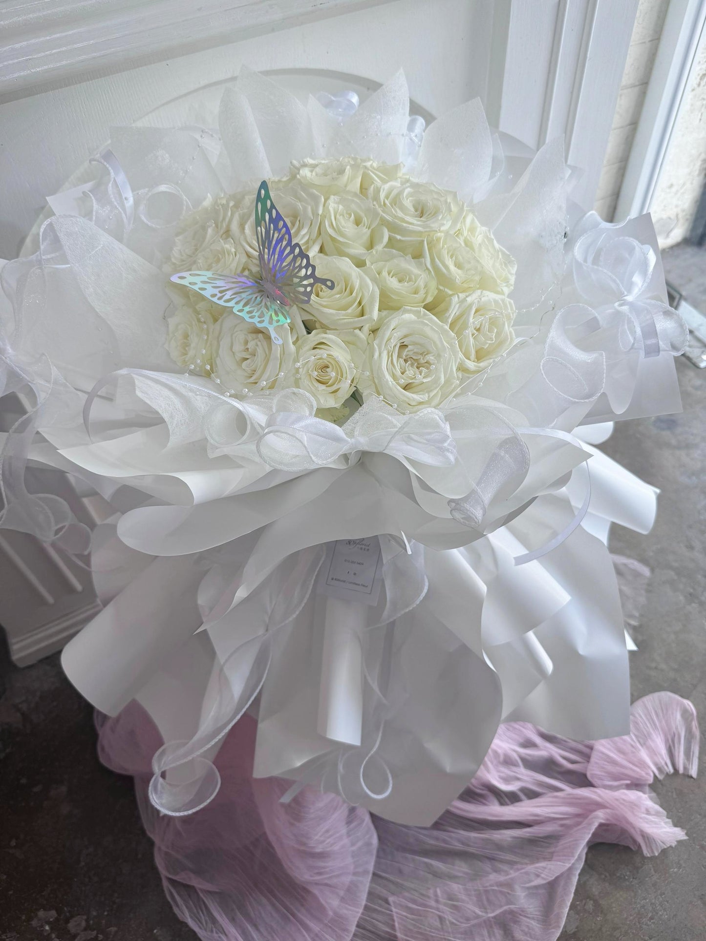20朵白玫瑰花束 - Flower Shop in Kuchai Lama 旧古仔路