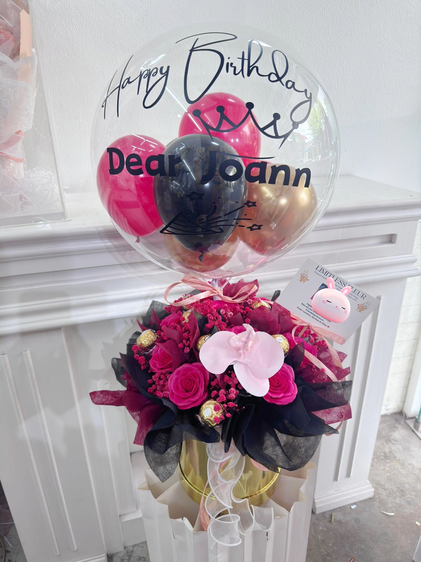 Sungai Besi Florist - Surprise Gift(Soap Roses Bucket)