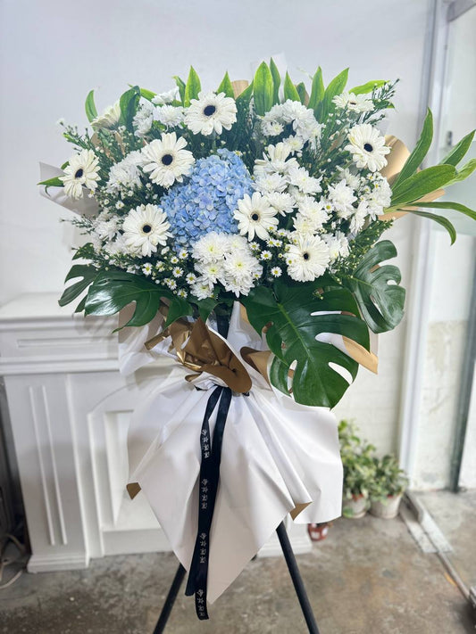 Condolences Flower Stand - Cheras Sympathy Delivery Services