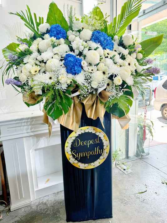 Jumbo Condolences Flower Box Stand C39