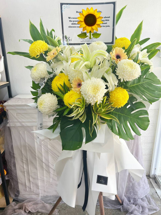 KL Nirvana Condolences Flower Stand 吉隆坡往生花篮