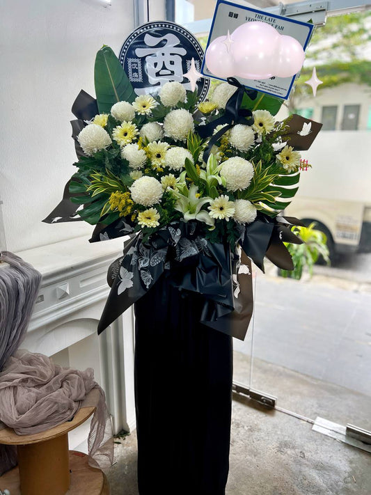 Funeral Flower Box Stand Delivery in Shah Alam 