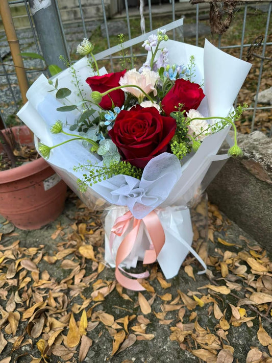 Flower Bouquet | Daily Charm‖ Red