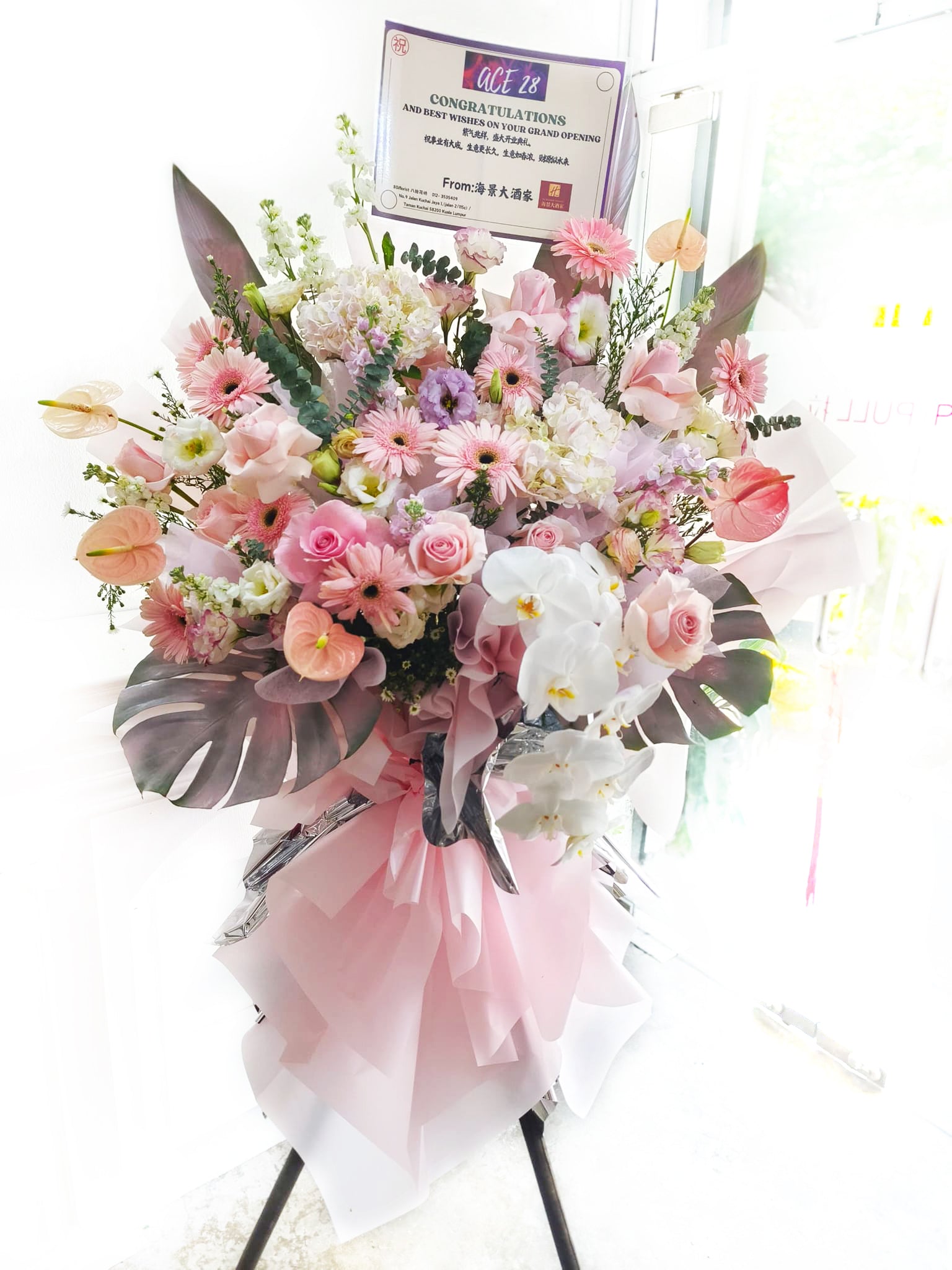 Grand Opening Stand Flower-Celebrate with Delivery in KL & Selangor 