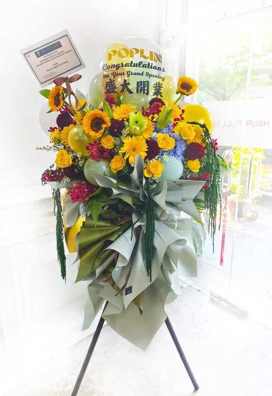 Grand Opening Flower Stand in KL - 开张开业花篮