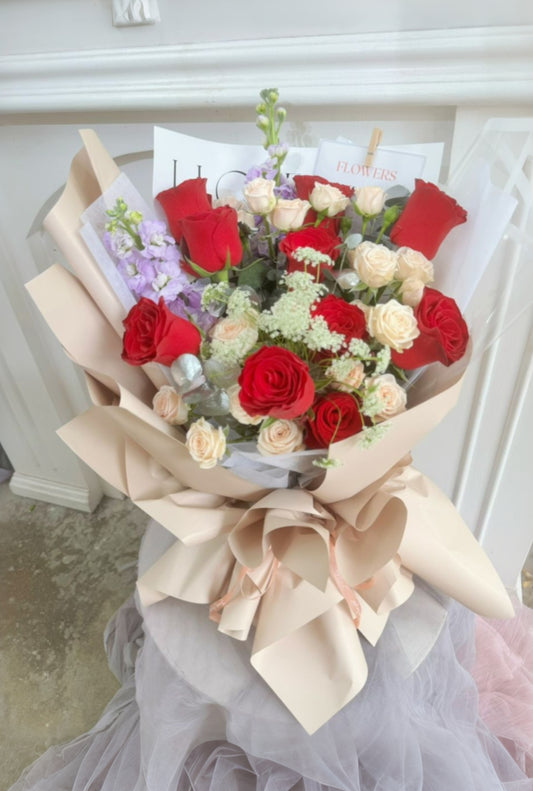 Flower Bouquet | Fresh Red Rose FB1