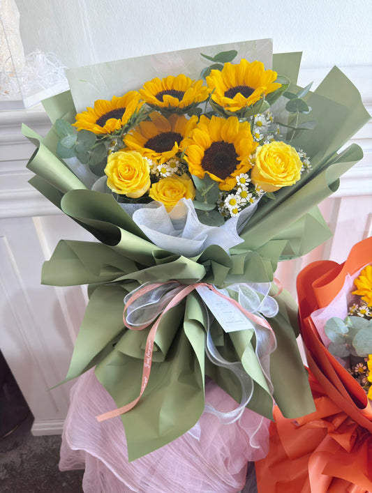 Welcome Flowers Bouquet | 接机花束‖ SunFlowers