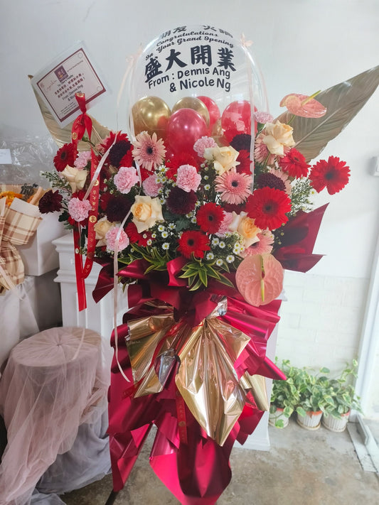 KL Selangor grand opening flower stands (j吉隆坡开张花篮)