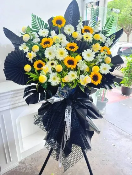 急单白事慰问花篮 - KL丧礼往生花艺专门店