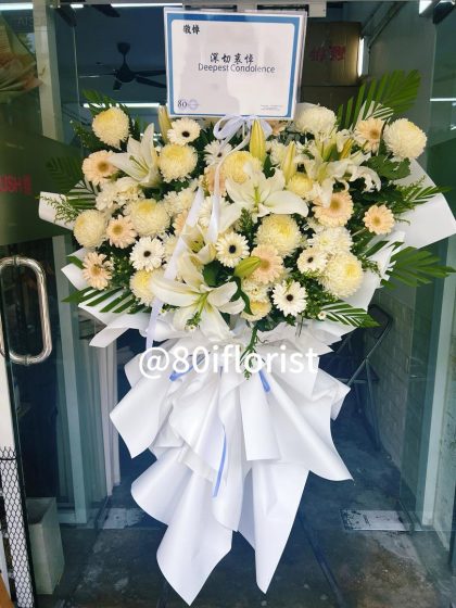 白事花篮花牌花圈专送服务 | 八打灵 Petaling Jaya(PJ)