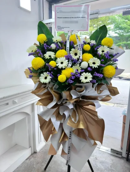 往生丧礼白事花篮专送服务 | 孝恩馆 Cheras 区专属配送