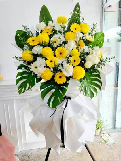 吉隆坡花店 - 专接急单往生花篮