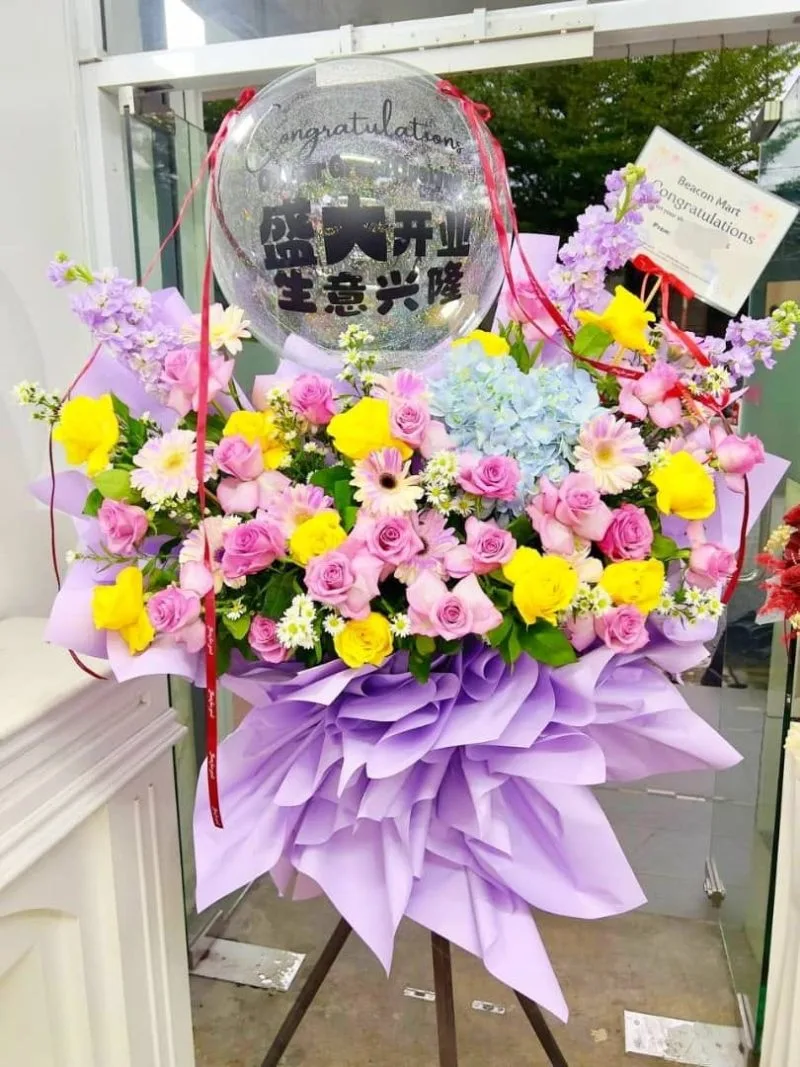 Opening Flower Stand in Puchong | Same-Day Florist Delivery