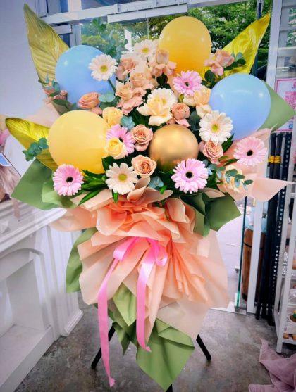Grand Opening Flower Stand Delivery in Puchong 开张花篮