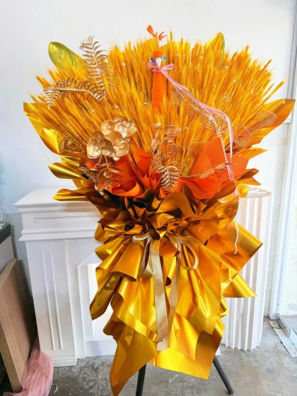 Golden Peacock Da Mai Barley Opening Flower – GF25