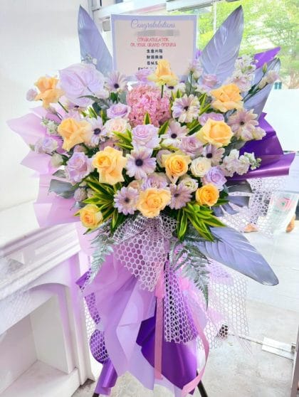 Bukit Jalil Delivery Opening Ceremony Flower Stand