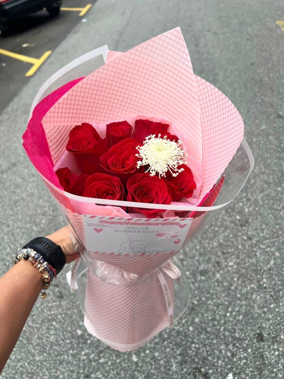 Fresh Red Rose Bouquet Delivery in Taman Desa