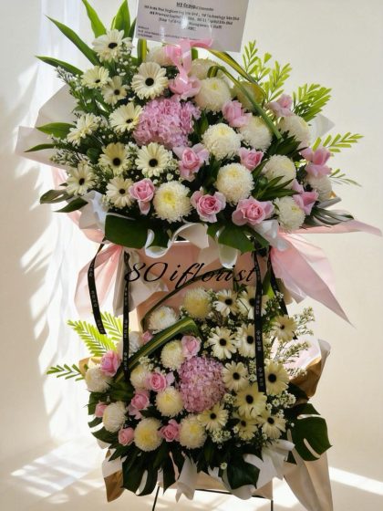 2-Tier Condolence Flower Stand – CW67