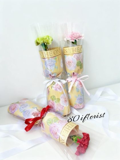 Mother’s Day Single Carnation Bouquet MD03