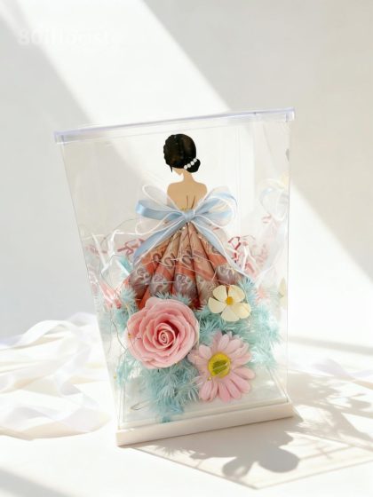 公主钱礼盒 Princess Money Bouquet Box - MB13 (Including RM50 Cash)