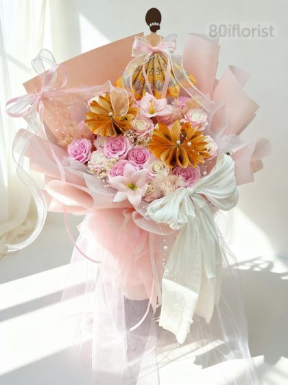 Princess Money Bouquet | (INCLUDING RM520 Cash ) MB15