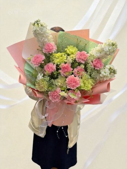 Mother’s Day Pink Carnation Bouquet - MD17