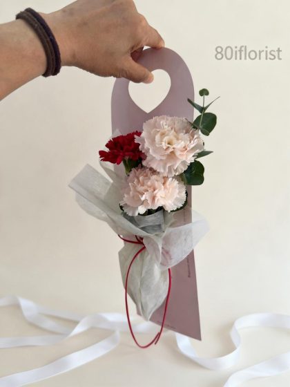 Mother’s Day Mini 3 Carnation Bouquet MD16